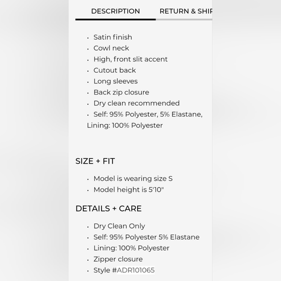 GRACIE LONG SLEEVE CUTOUT SATIN MIDI DRESS / ASTR THE LABEL - Picture 5 of 6